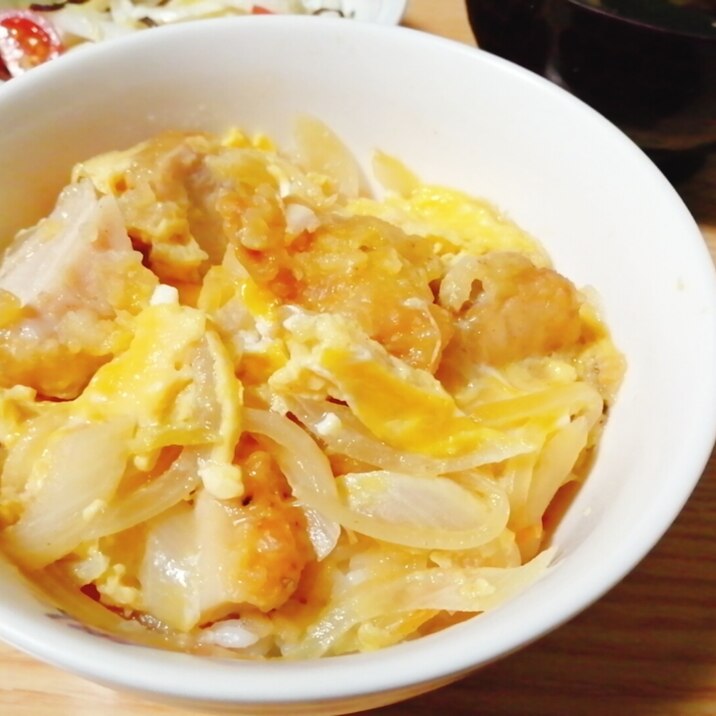 リメイク☆鶏の唐揚げで作る親子丼